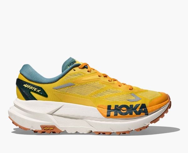  Giày Chạy Bộ Nam Hoka Mafate X - Yellow 