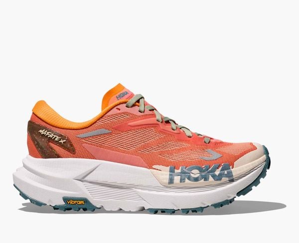  Giày Chạy Bộ Nữ Hoka Mafate X - Orange 