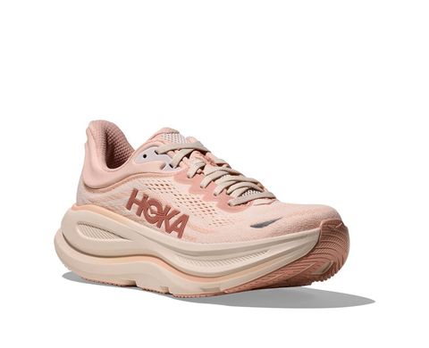  Giày Chạy Bộ Nữ Hoka Bondi 9 Road - Rose Latte / Rose Cream 