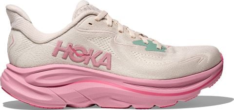  Giày Chạy Bộ Nữ Hoka Clifton 10 Wide Road - Rose Cream / Dried Rose 