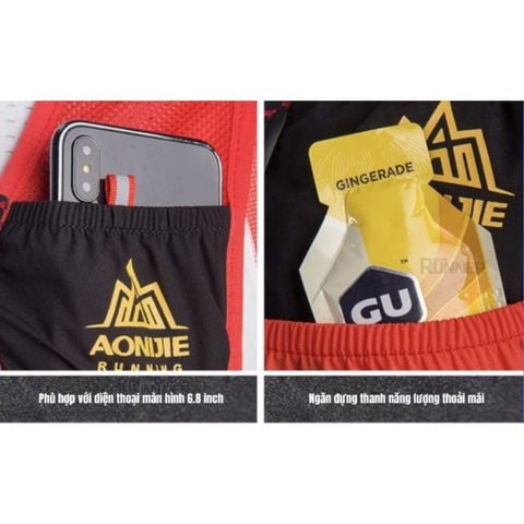  Vest Nước Chạy Bộ Aonijie C933 Dung Tích 5L - Xanh Mint 