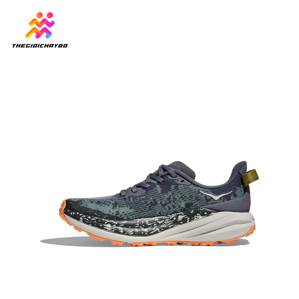  Giày Chạy Bộ Nữ Hoka Speedgoat 6 Trail - Grey Skies/ Cosmic Grey 