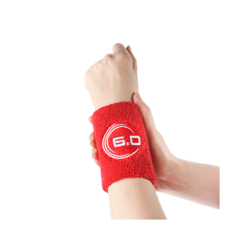  Khăn Quấn Cổ Tay Six Zero Thấm Mồ Hôi Sweat Wrist Band - Ruby Red 