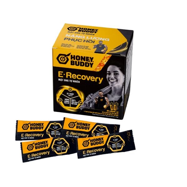  Gel Năng Lượng Phục Hồi Honey Buddy E.Recovery Mật Ong Tự Nhiên - Hộp 20 Gói 
