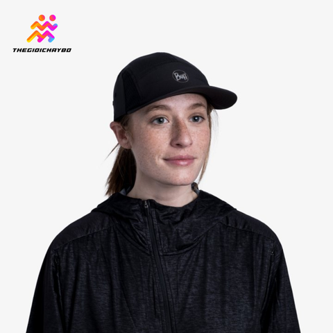  Mũ Lưỡi Trai Buff 5-Panel Go Cap - Solid Black 