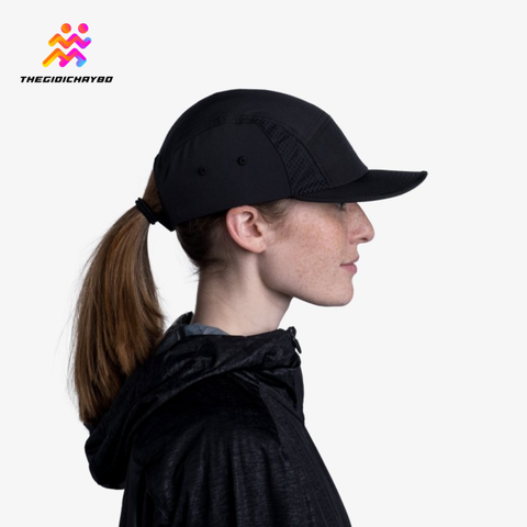  Mũ Lưỡi Trai Buff 5-Panel Go Cap - Solid Black 