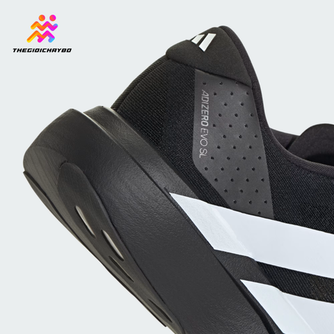  Giày Chạy bộ Nam Adidas Adizero EVO SL - Core Black / Cloud White 