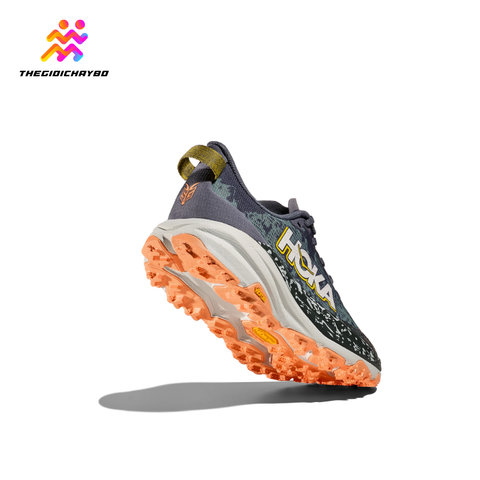  Giày Chạy Bộ Nữ Hoka Speedgoat 6 Trail - Grey Skies/ Cosmic Grey 