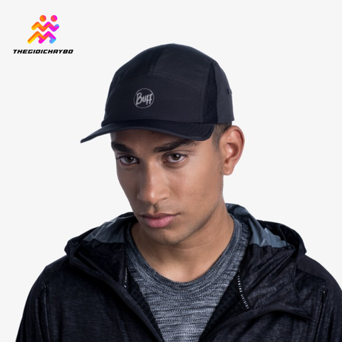  Mũ Lưỡi Trai Buff 5-Panel Go Cap - Solid Black 