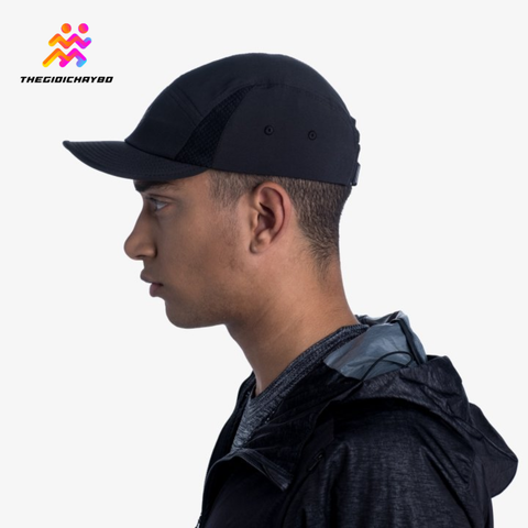  Mũ Lưỡi Trai Buff 5-Panel Go Cap - Solid Black 