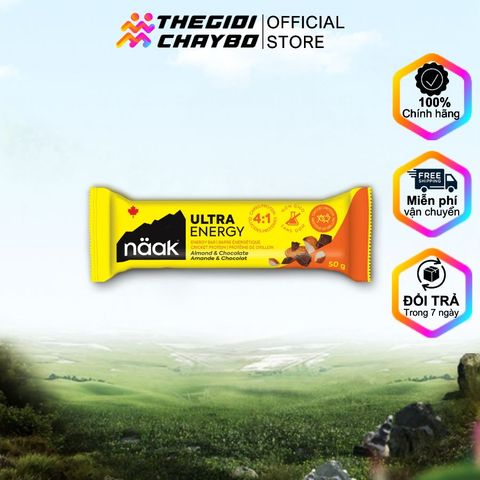  Thanh Năng Lượng Naak 50gr - Hạnh Nhân & Chocolate 