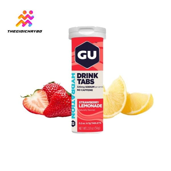  Viên sủi điện giải GU vị dâu chanh 
