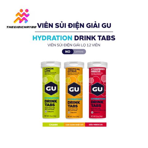  Viên Sủi Điện Giải GU Tuýp 12 Viên 