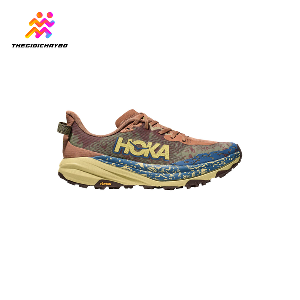  Giày Chạy Bộ Nam Hoka Speedgoat 6 Trail - Maple / Cardamom 