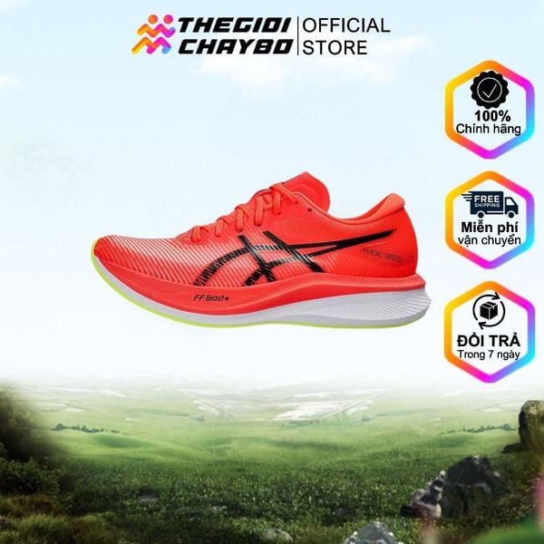  Giày Chạy Bộ Nam Asics Magic Speed 3.0 - SUNRISE RED/BLACK 