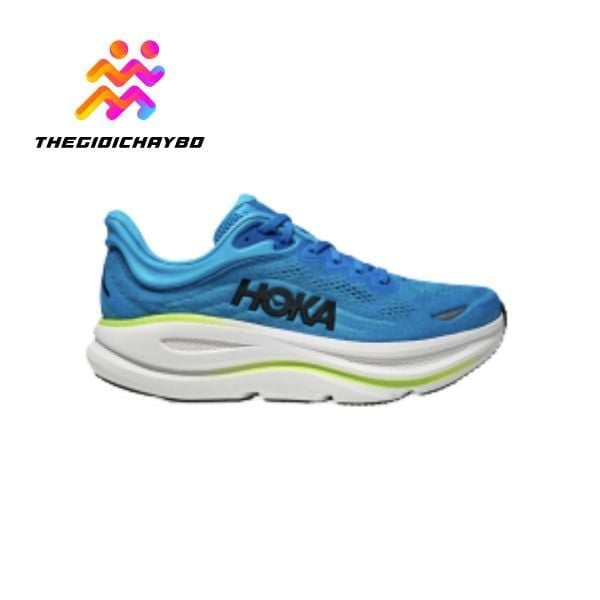  Giày Chạy Bộ Nam Hoka Bondi 9 Wide Road - Skyward Blue / Hoka Blue 