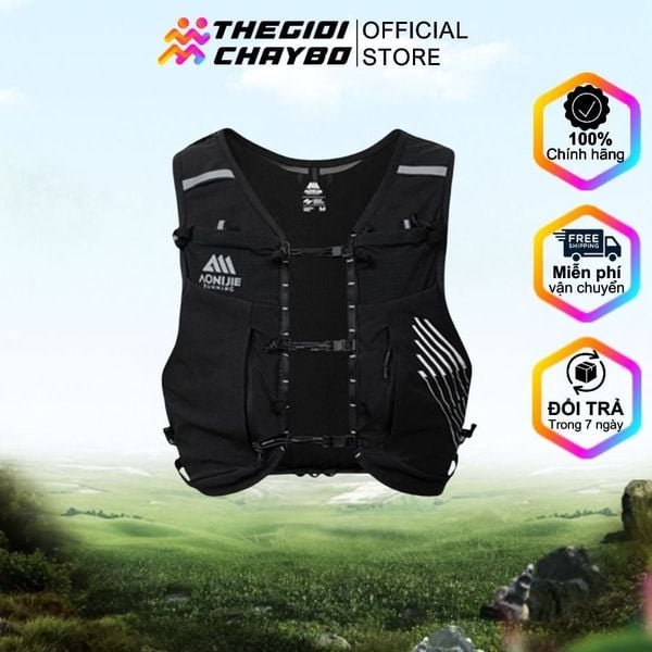  Vest Nước Chạy Bộ Aonijie C9116 Dung Tích 10L - Đen 