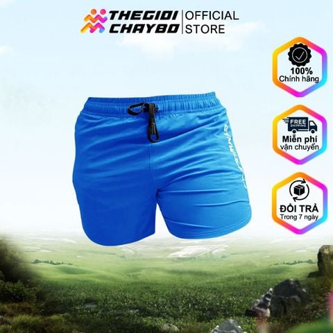  Quần Chạy Bộ Gymwolf Easy Fast & Fly W48 - Màu Xanh Dương 