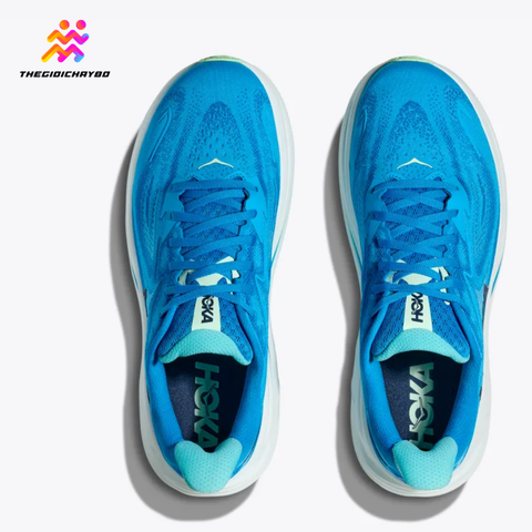  Giày Chạy Bộ Nam Hoka Clifton 10 Wide - Blue / Skyward Blue 