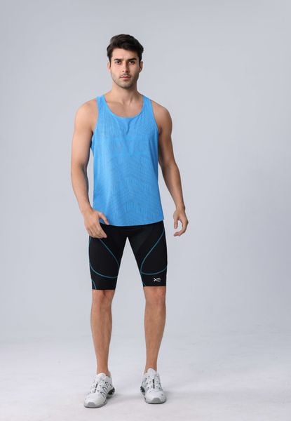  Áo Singlet Chạy Bộ Nam RunTiger MM-4950 - Blue 