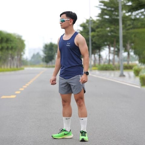  Áo Ba Lỗ Thể Thao Thương Hiệu Gymwolf  - Màu Navy 