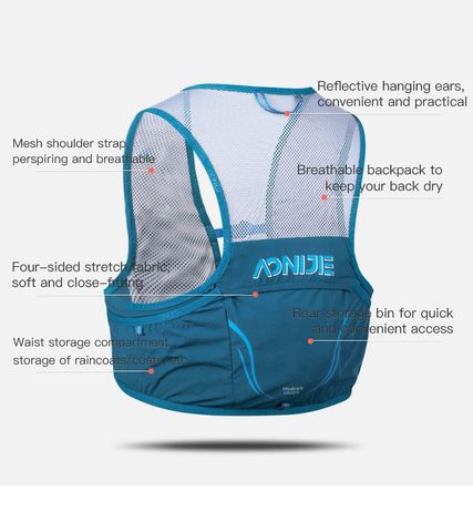  Vest Nước Chạy Bộ Aonijie C932S Dung Tích 2.5L - Tím 