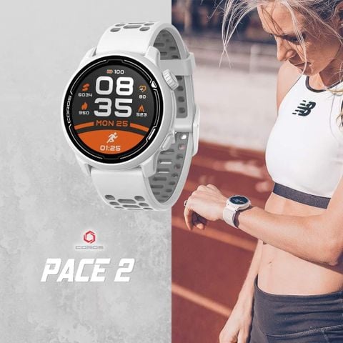  Đồng Hồ Chạy Bộ GPS Coros Pace 2 White - Silicon 