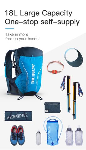  Vest Nước Chạy Bộ Aonijie C9104S Dung Tích 18L - Đen 