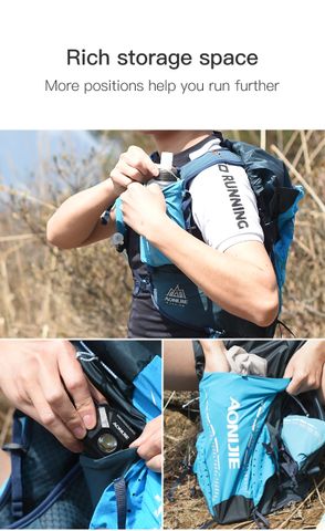  Vest Nước Chạy Bộ Aonijie C9104S Dung Tích 18L - Đen 