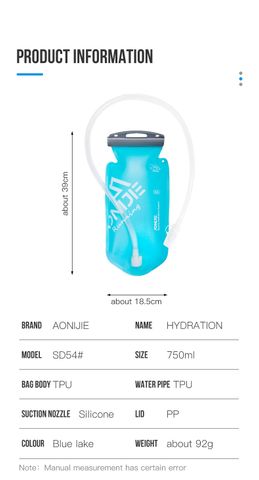  Túi Nước Mềm Aonijie SD54 Cách Nhiệt Dung Tích 750ML 