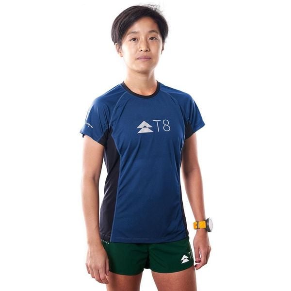  Áo Chạy Bộ Nữ T8 Iced Tee - Blue 