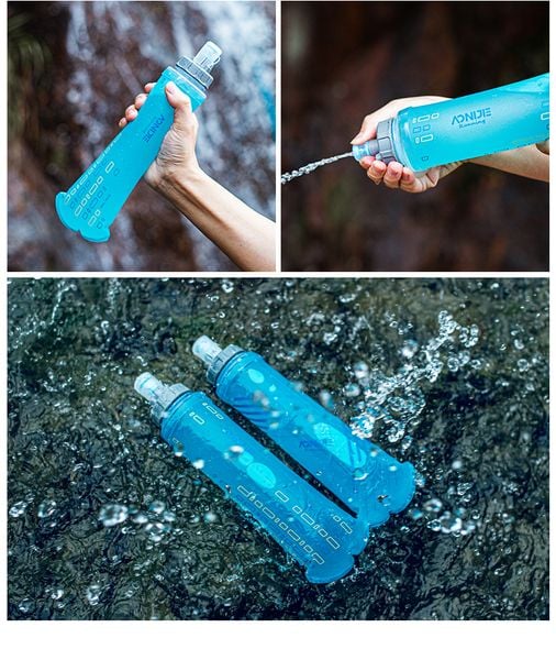  Bình Đựng Nước Mềm AONIJIE SD24 Nắp Tháo 500ml 