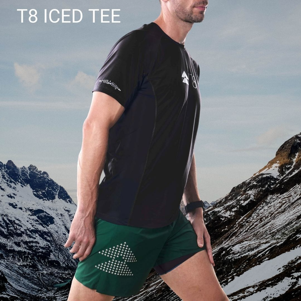  Áo Chạy Bộ Nam T8 Men Iced Tee - Pure Black 