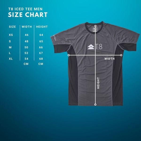  Áo Chạy Bộ Nam T8 Iced Tee Men - Black 