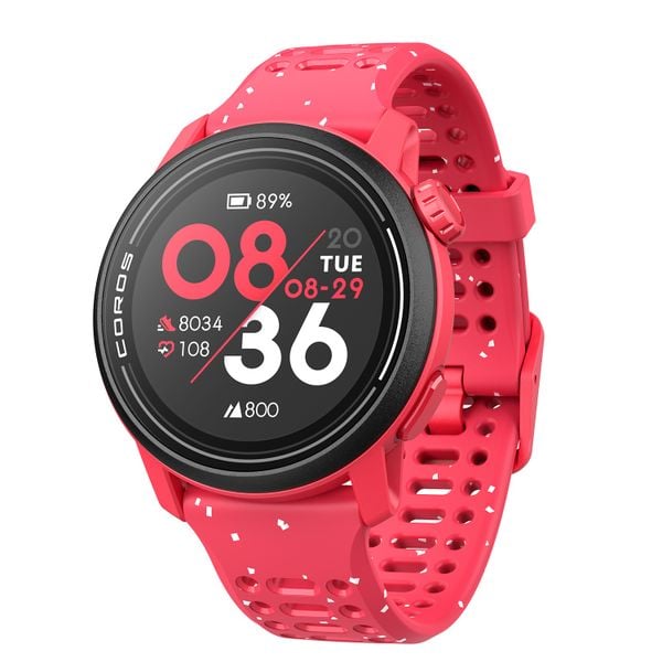  Đồng Hồ Chạy Bộ GPS Coros Pace 3 - Red Silicone 