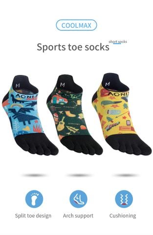  Vớ Xỏ Ngón Cổ Thuyền Aonijie E4841 - Blue 