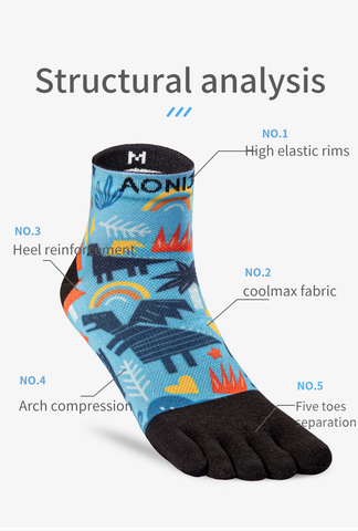  Vớ Xỏ Ngón Cổ Trung Aonijie E4842 - Green 