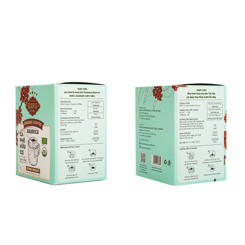  Cà Phê Hapii Blend Hữu Cơ - Hộp 250g 