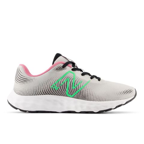  Giày Chạy Bộ Nữ New Balance E420 V3 - Grey Matter With Lime Leaf & Black 