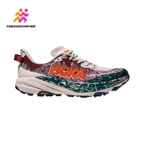  Giày Chạy Bộ Nam Hoka Speedgoat 6 Wide - Putty / Blue Twilight 