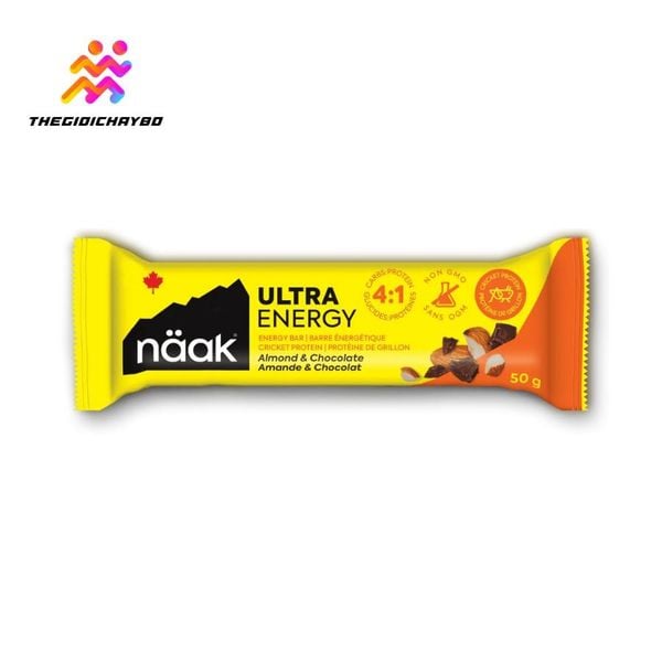 Thanh Năng Lượng Naak 50gr - Hạnh Nhân & Chocolate 