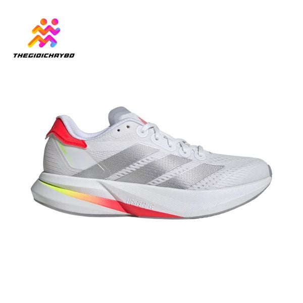  Giày Chạy Bộ Nữ Adidas Duramo Speed 2 - White / Silver Metallic / Lucid Red 