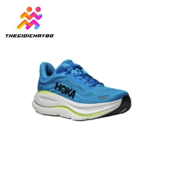  Giày Chạy Bộ Nam Hoka Bondi 9 Wide Road - Skyward Blue / Hoka Blue 