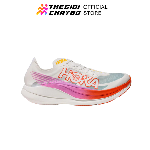  Giày Chạy Bộ Unisex Hoka Rocket X 2 - Frost / Lava 