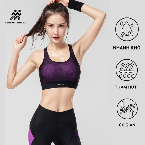  Áo Bra Nữ RunTiger 5328 - Màu Tím 
