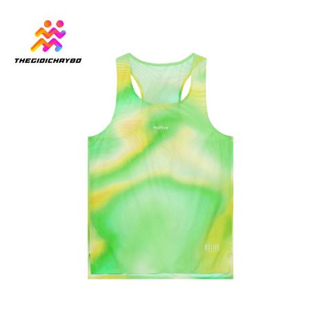  Áo Singlet Chạy Bộ Nữ Motive SLM105 - Xanh 