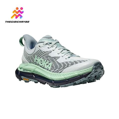  Giày Chạy Bộ Nữ Hoka Mafate Speed 4 - Droplet / Mint Fluorite 