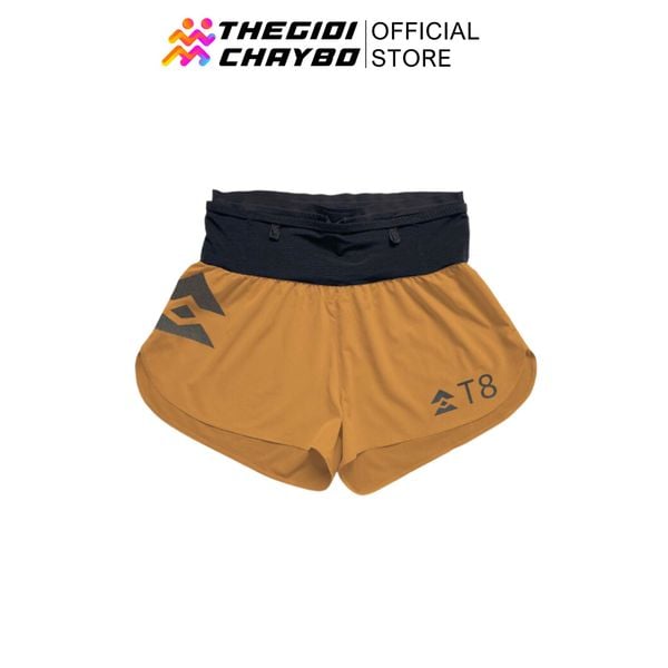  Quần Short Chạy Bộ Nữ T8 Woman Sherpa Shorts V2 - Gold 