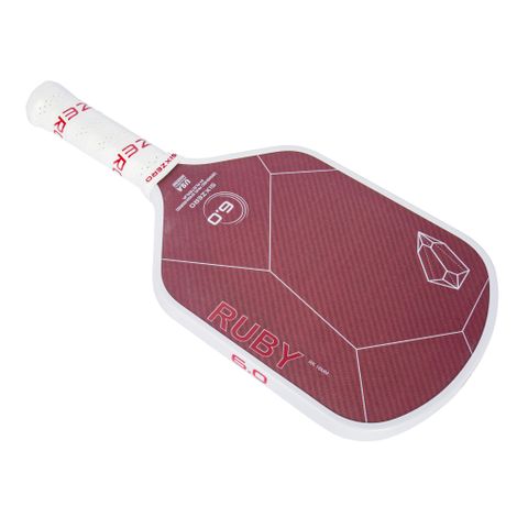  Vợt Pickleball Six Zero Ruby - White And Red 