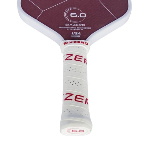  Vợt Pickleball Six Zero Ruby - White And Red 